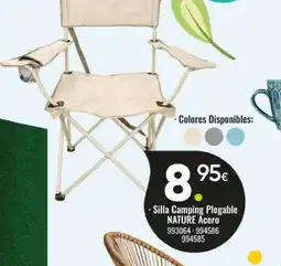 Family Cash NATURE Silla Camping Plegable Acero oferta
