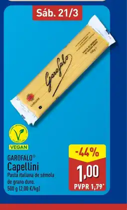 ALDI GAROFALO Capellini oferta