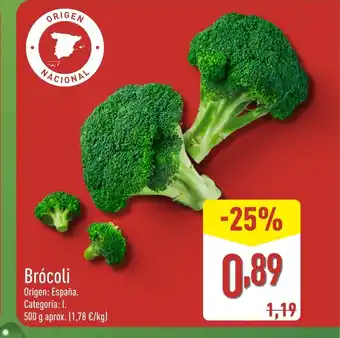 ALDI Brócoli oferta