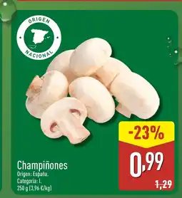 ALDI Champiñones oferta