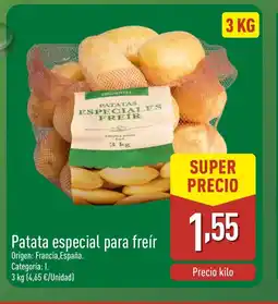 ALDI Patata especial para freír oferta