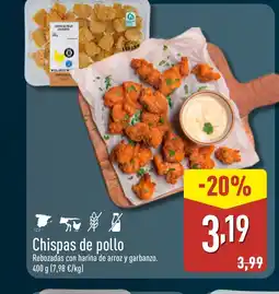 ALDI Chispas de pollo oferta