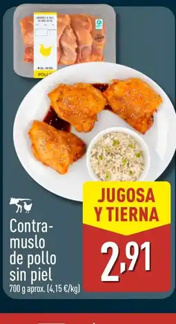 ALDI Contra- muslo de pollo sin piel oferta