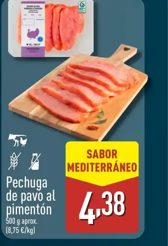 ALDI Pechuga de pavo al pimentón oferta