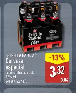 ALDI ESTRELLA GALICIA Cerveza especial oferta