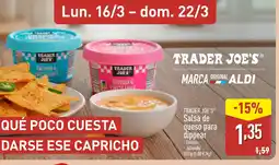 ALDI TRADER JOE'S Salsa de queso para dippear oferta