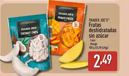 ALDI TRADER JOE'S Frutas deshidratadas sin azúcar oferta