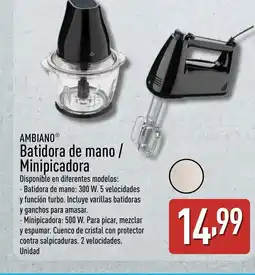 ALDI AMBIANO Batidora de mano/ Minipicadora oferta