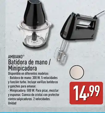ALDI AMBIANO Batidora de mano/ Minipicadora oferta