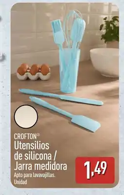 ALDI CROFTON Utensilios de silicona / Jarra medidora oferta