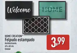 ALDI HOME CREATION Felpudo estampado oferta