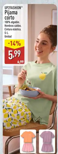 ALDI UP2FASHION Pijama corto oferta