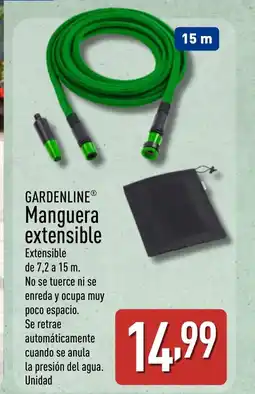 ALDI GARDENLINE Manguera extensible oferta