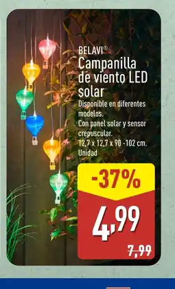 ALDI BELAVI Campanilla de viento LED solar oferta