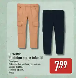ALDI LILY & DAN Pantalón cargo infantil oferta