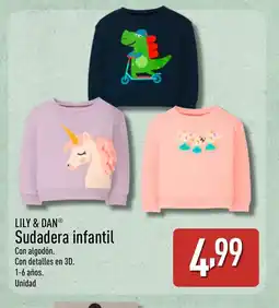 ALDI LILY & DAN Sudadera infantil oferta