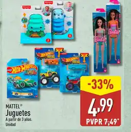 ALDI MATTEL Juguetes oferta