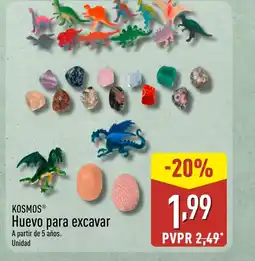 ALDI KOSMOS Huevo para excavar oferta