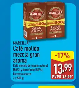ALDI MARCILLA Café molido mezcla gran aroma oferta