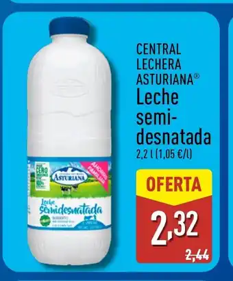 ALDI CENTRAL LECHERA ASTURIANA Leche semi- desnatada oferta