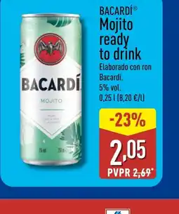 ALDI BACARDÍ Mojito ready to drink oferta