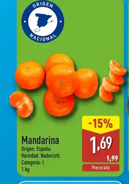 ALDI Mandarina oferta