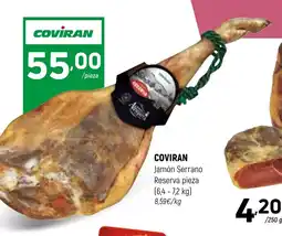 Coviran COVIRAN Jamón Serrano Reserva pieza oferta