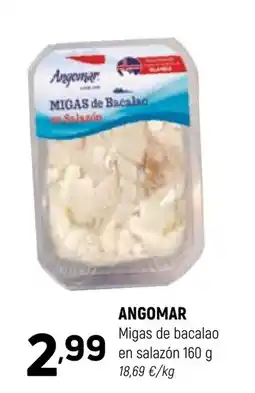 Coviran ANGOMAR Migas de bacalao en salazón oferta