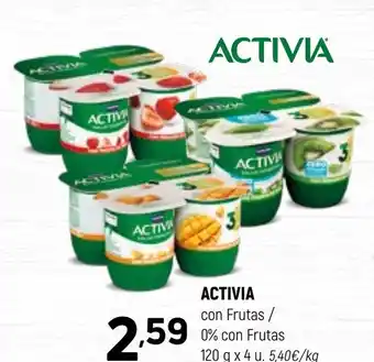Coviran ACTIVIA con Frutas / 0% con Frutas oferta