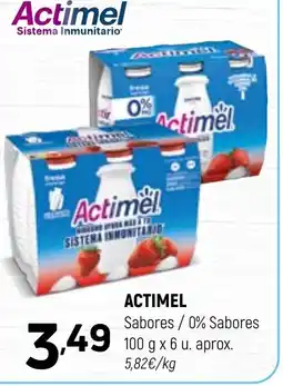 Coviran ACTIMEL Sabores / 0% Sabores oferta