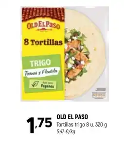 Coviran OLD EL PASO Tortillas trigo oferta