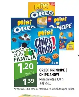 Coviran OREO | PRÍNCIPE | CHIPS AHOY! Mini galletas oferta