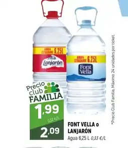 Coviran FONT VELLA LANJARÓN Agua oferta