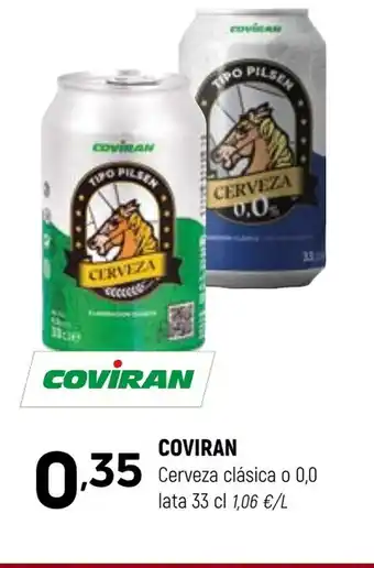 COVİRAN Cerveza clásica o 0,0 lata