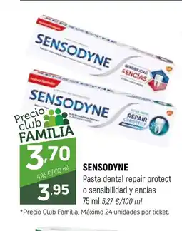 Coviran SENSODYNE Pasta dental repair protect o sensibilidad y encias oferta