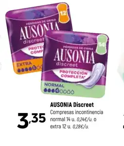 Coviran AUSONIA Discreet Compresas incontinencia normal oferta
