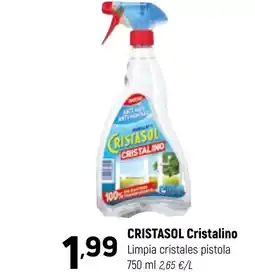 Coviran CRISTASOL Cristalino Limpia cristales pistola oferta
