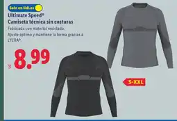 Lidl ULTIMATE SPEED Camiseta técnica sin costuras oferta
