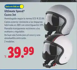 Lidl ULTIMATE SPEED Casco Jet oferta