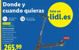 Lidl DOC GREEN Patinete eléctrico oferta