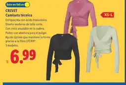 Lidl CRIVIT Camiseta técnica oferta