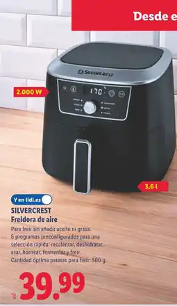 Lidl SILVERCREST Freidora de aire oferta