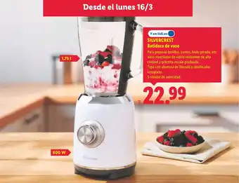 SILVERCREST Batidora de vaso