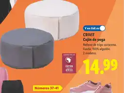 Lidl CRIVIT Cojín de yoga oferta