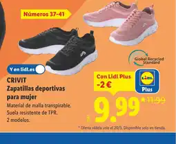 Lidl CRIVIT Zapatillas deportivas para mujer oferta