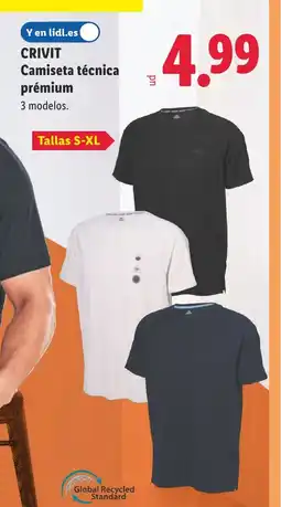 Lidl CRIVIT Camiseta técnica prémium oferta