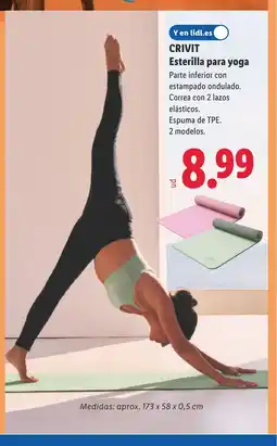 Lidl CRIVIT Esterilla para yoga oferta