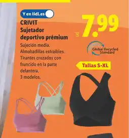 Lidl CRIVIT Sujetador deportivo prémium oferta