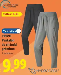 Lidl CRIVIT Pantalón de chándal prémium oferta
