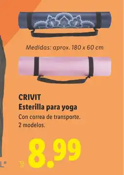 Lidl CRIVIT Esterilla para yoga oferta